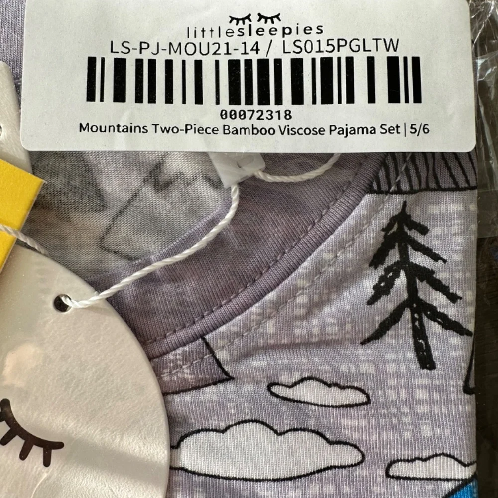 Little Sleepies Mountains Pajamas - Picture 2 of 2